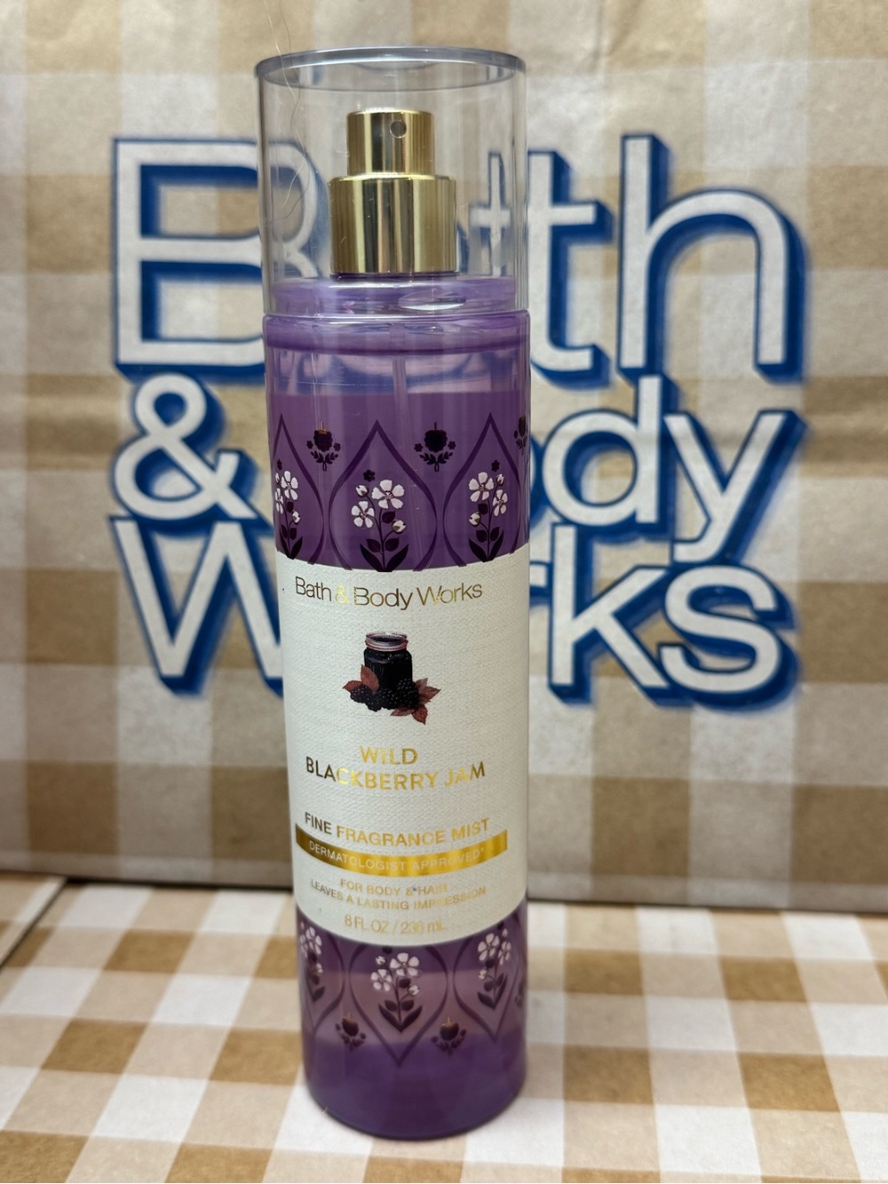 NEW B&BW Wild Blackberry Jam fragrance mist for body & hair , full size